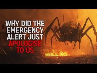 "Why did the emergency alert just apologise to us?" Creepypasta