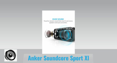 Anker-Soundcore-Sport-Xl ..Anker Speaker set with white background