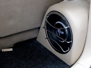 low profile amplified car subwoofer