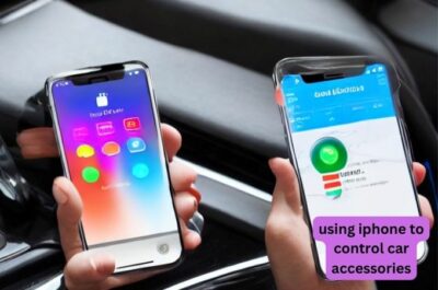 using iphone to control car accessories