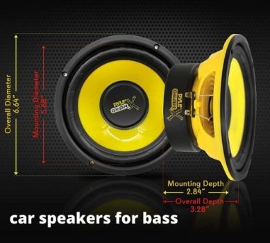 car speakers for bass