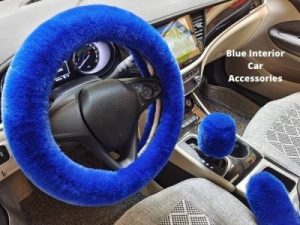 blue interior car accessories