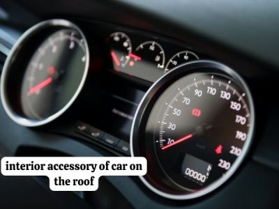 interior accessory of car on the roof