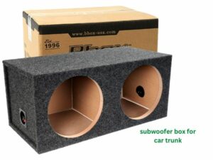 subwoofer box for car trunk