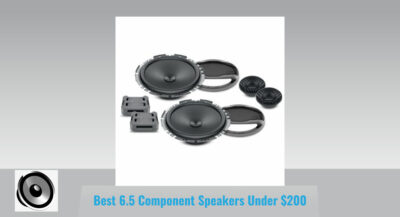 Best-6.5-Component-Speakers-Under-$200 .. Various size speakers with white backgound .pair speaker .