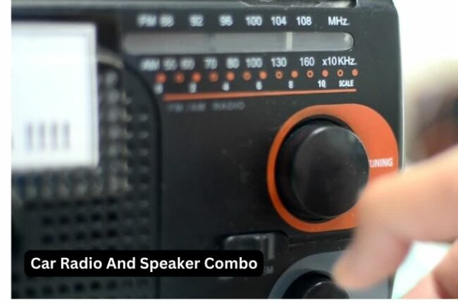 Car Radio And Speaker Combo