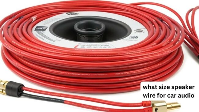 what size speaker wire for car audio