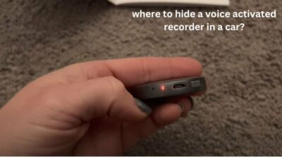 voice activated recorder in a car