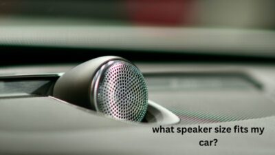 what speaker size fits my car